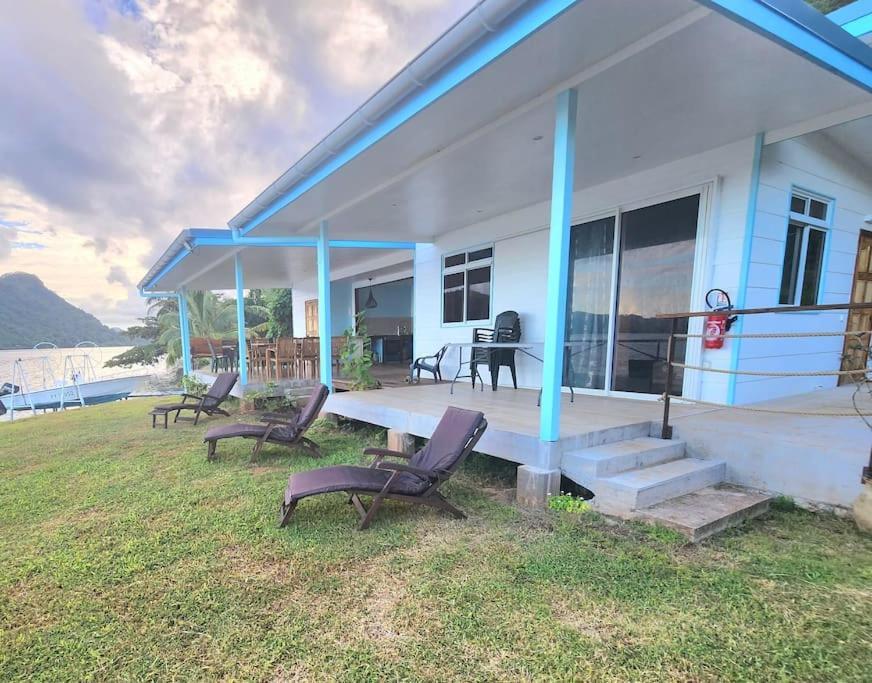 Duplex En Bord De Mer Fare Tahitea Pension Taputapuapea ภายนอก รูปภาพ