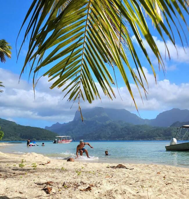 Duplex En Bord De Mer Fare Tahitea Pension Taputapuapea ภายนอก รูปภาพ